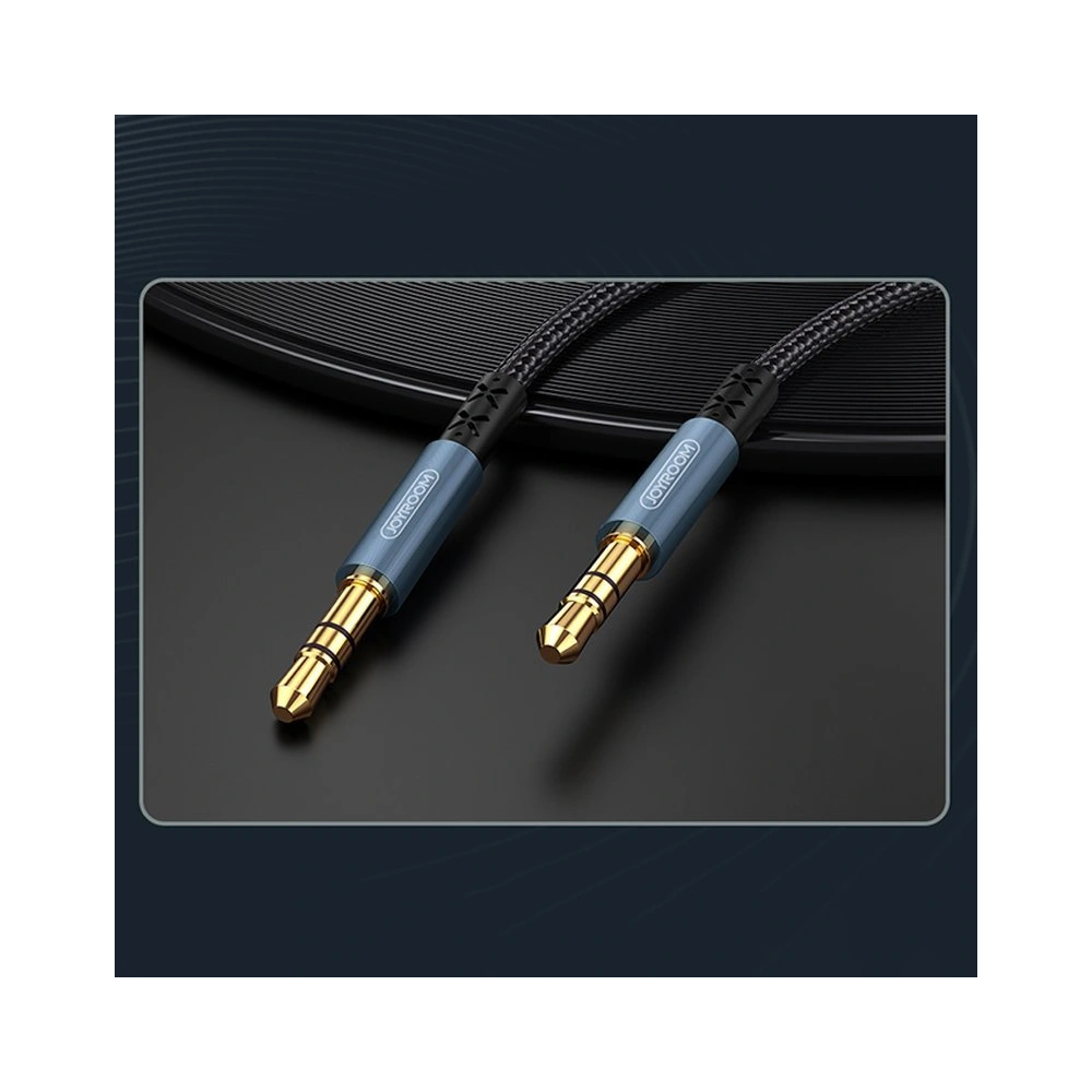 Hurtownia GSM - Audio kábel Joyroom AUX 3,5mm mini jack 1,5m sötétkék (SY-15A1) - JYR202 - {ean13} - Hurt