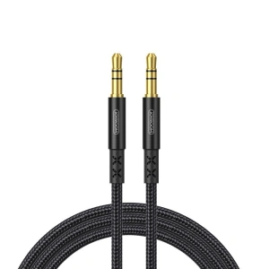 Wholesale Joyroom stereo audio AUX cable 3,5 mm mini jack 2 m black (SY-20A1) - JYR203 - {ean13} - Hurt
