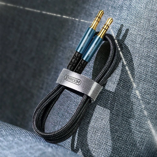 Kabel audio Joyroom AUX 3,5mm mini jack 2m czarny (SY-20A1)