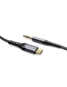 Kabel audio Joyroom AUX 3,5mm mini jack/USB-C 2m czarny (SY-A03)