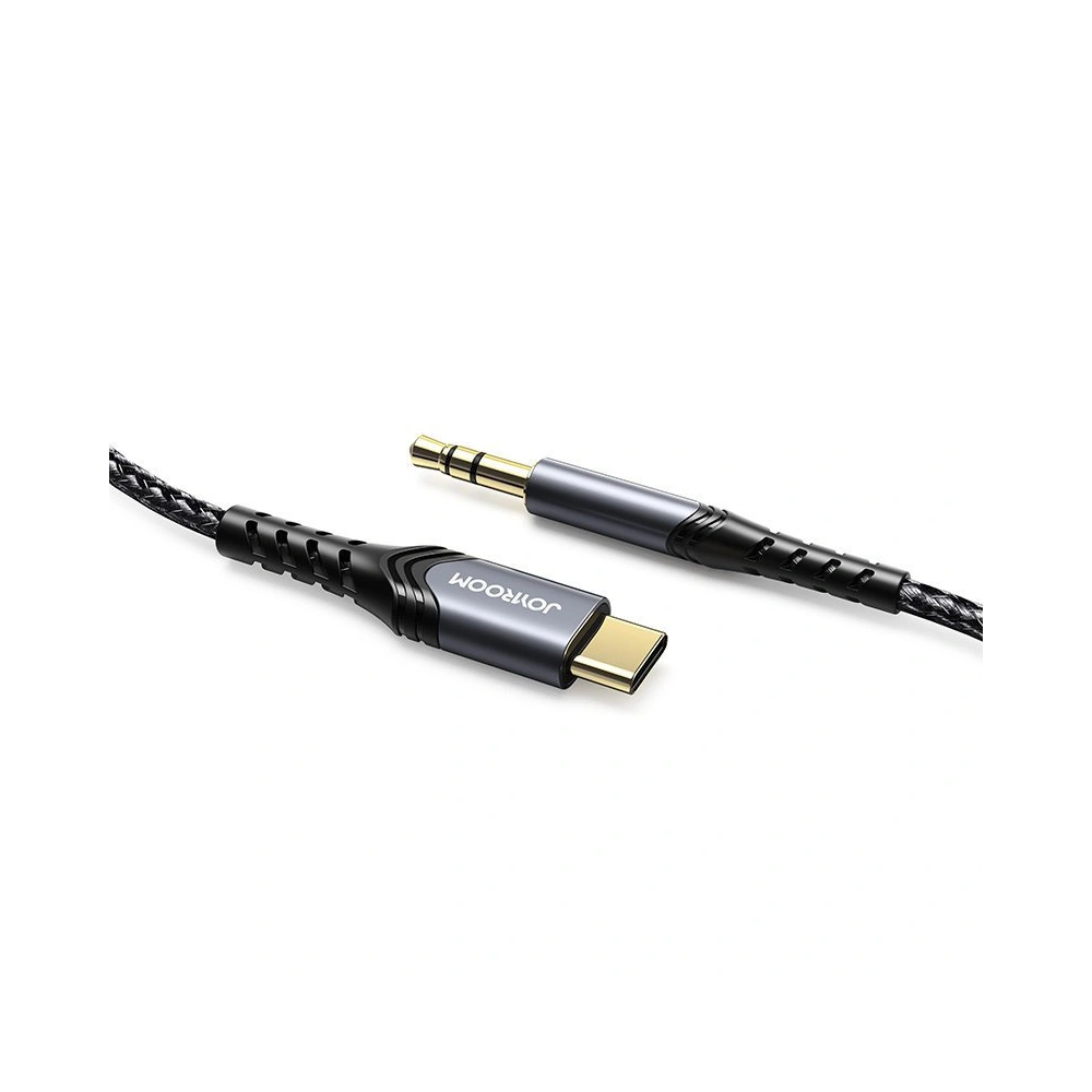 Hurtownia GSM - Audio-Kabel Joyroom AUX 3,5mm Mini-Klinke/USB-C 2m schwarz (SY-A03) - JYR205 - {ean13} - Hurt