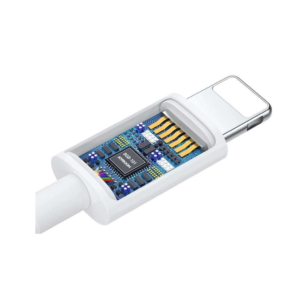 Hurtownia GSM - Căști Joyroom Ben Series Lightning cu telecomandă și microfon alb (JR-EP3) - JYR208 - {ean13} - Hurt