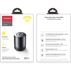 Hurtownia GSM - Vezeték nélküli Joyroom Bluetooth 5.0 5W fekete hangszóró (JR-M09) - JYR209 - {ean13} - Hurt