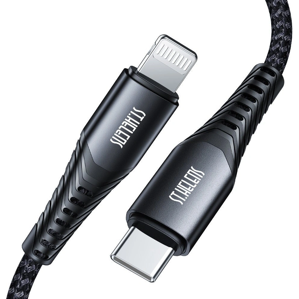 Hurtownia GSM - Kábel Joyroom MFI USB-C/Lightning 2,1A 1,2m fekete (ST-C04 1,2M Black) - JYR210 - {ean13} - Hurt