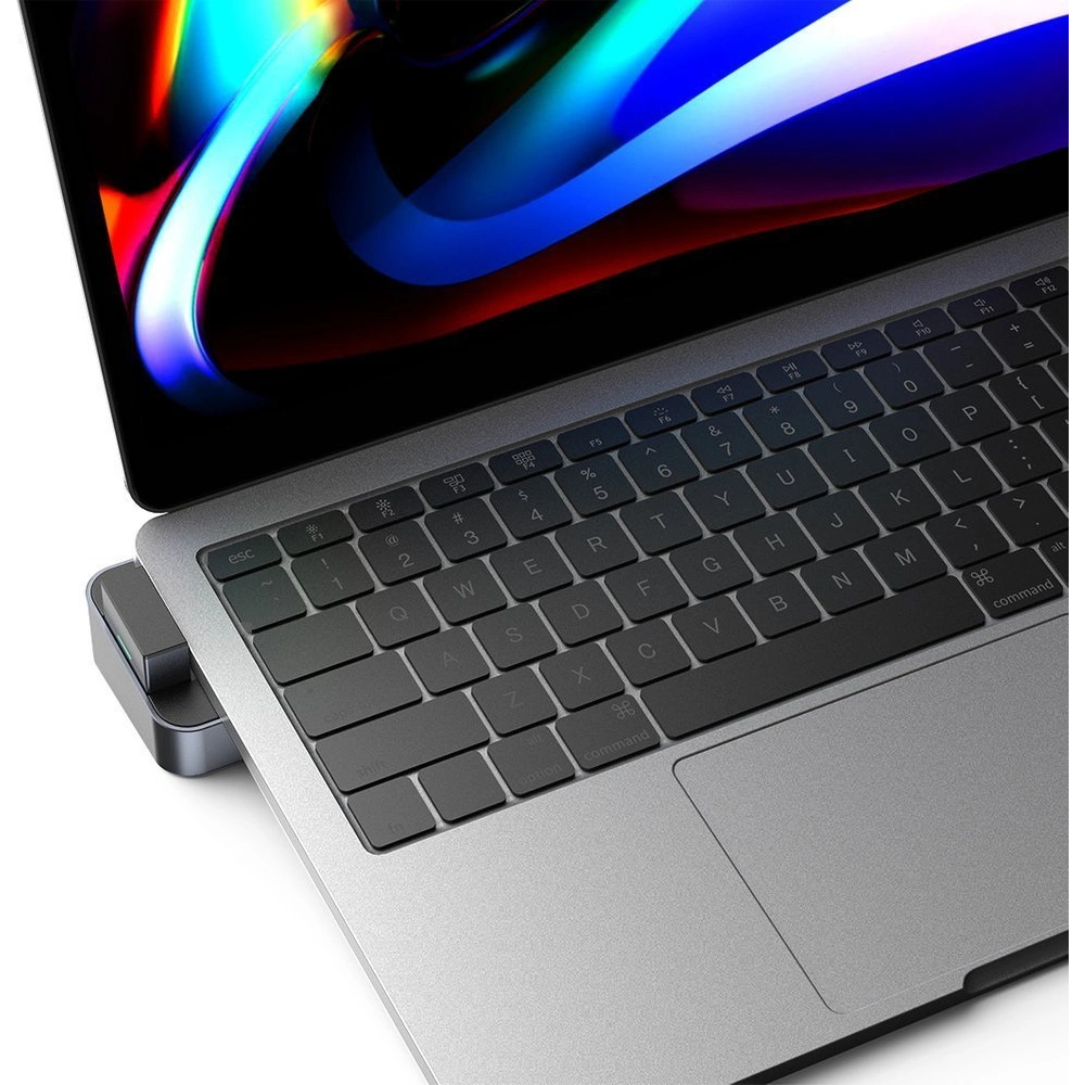 Hurtownia GSM - HUB Joyroom USB-C - USB 3.0/RJ45/HDMI/USB-C/Thunderbolt pro Apple MacBook Pro šedý (S-H121 Gray) - JYR212 - {ean13} - Hurt
