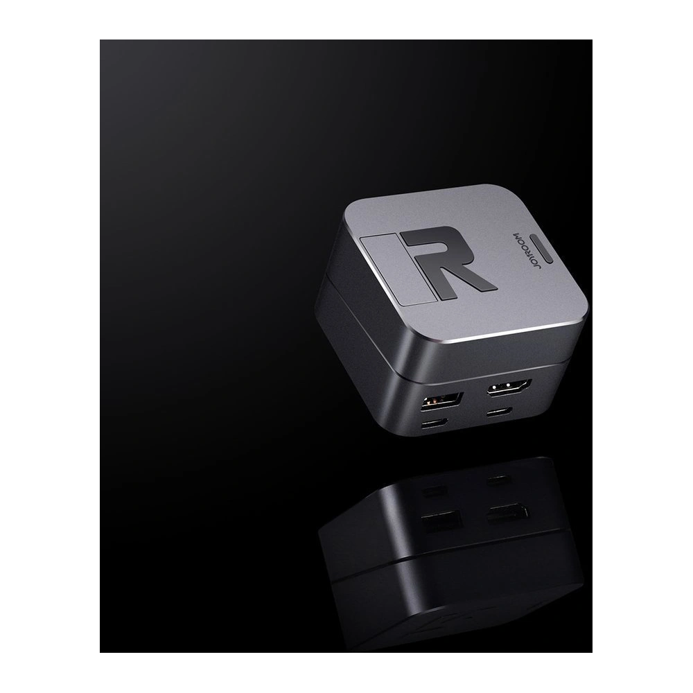 Hurtownia GSM - HUB Joyroom USB-C - USB 3.0/RJ45/HDMI/USB-C/Thunderbolt pro Apple MacBook Pro šedý (S-H121 Gray) - JYR212 - {ean13} - Hurt