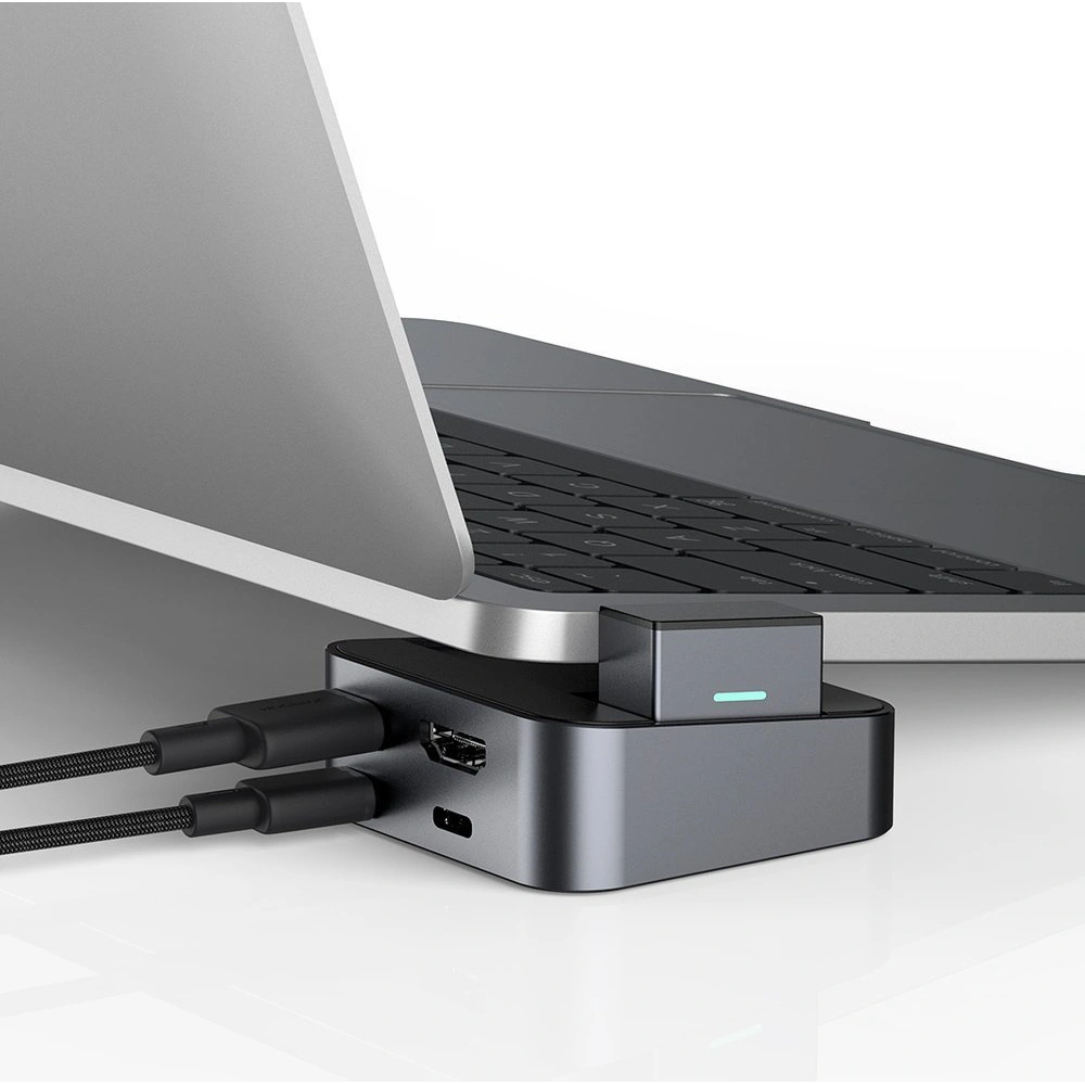 Hurtownia GSM - HUB Joyroom USB-C - USB 3.0/RJ45/HDMI/USB-C/Thunderbolt für Apple MacBook Pro grau (S-H121 Grau) - JYR212 - {ean13} - Hurt