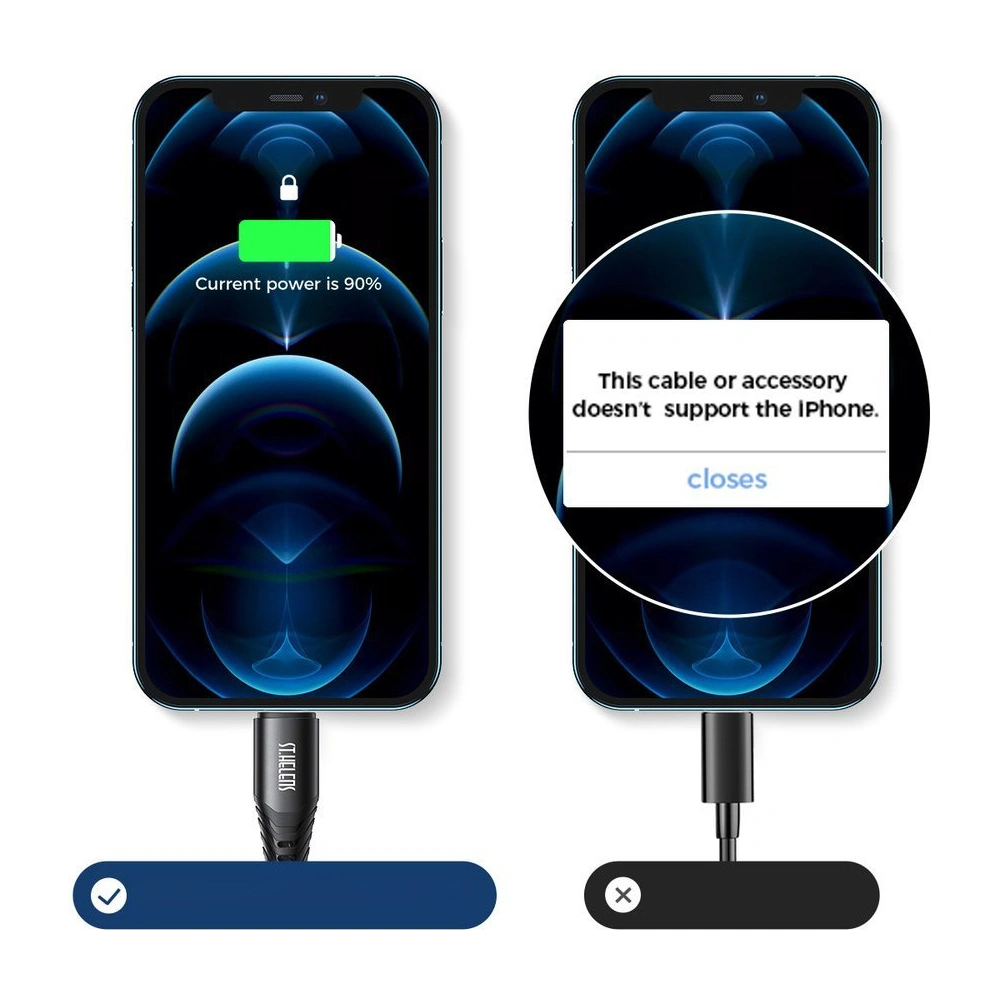 Hurtownia GSM - Kabel Joyroom MFI USB/Lightning 2,1A 20W 1,8m negru (ST-C04) - JYR214 - {ean13} - Hurt