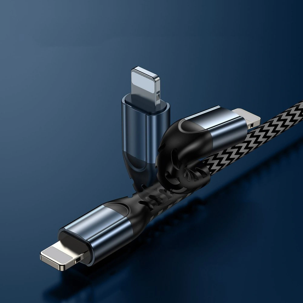 Hurtownia GSM - Zestaw kabli Joyroom N10 King Kong Series USB/Lightning (0.25m + 1.2m + 2m) 2,4A czerwone [3 PACK] - JYR217 - {ean13} - Hurt