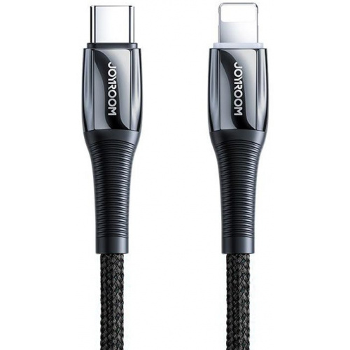 Joyroom Distributor - 6941237136756 - JYR220 - Joyroom USB-C - Lightning cable Power Delivery 20W 2.4A 1.2m black (S-1224K2 Black) - B2B homescreen