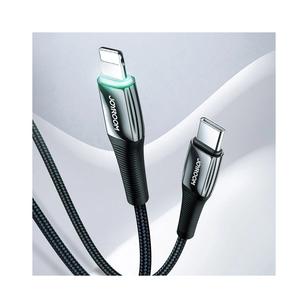 Hurtownia GSM - Kabel Joyroom USB-C/Lightning Power Delivery 20W 2,4A 1,2m černý (S-1224K2 Black) - JYR220 - {ean13} - Hurt