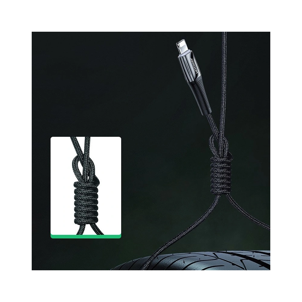 Hurtownia GSM - Kábel Joyroom USB-C/Lightning Power Delivery 20W 2,4A 1,2m fekete (S-1224K2 Fekete) - JYR220 - {ean13} - Hurt