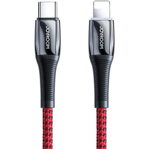 Joyroom Distributor - 6941237136763 - JYR221 - Joyroom USB-C - Lightning cable Power Delivery 20W 2.4A 1.2m red (S-1224K2 Red) - B2B homescreen