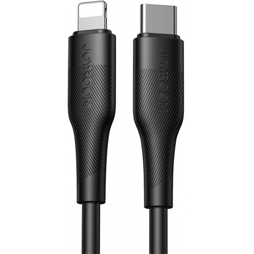 Joyroom Distributor - 6941237150301 - JYR222 - Joyroom USB-C - Lightning cable Power Delivery 20W 2.4A 0.25m black (S-02524M3 Black) - B2B homescreen