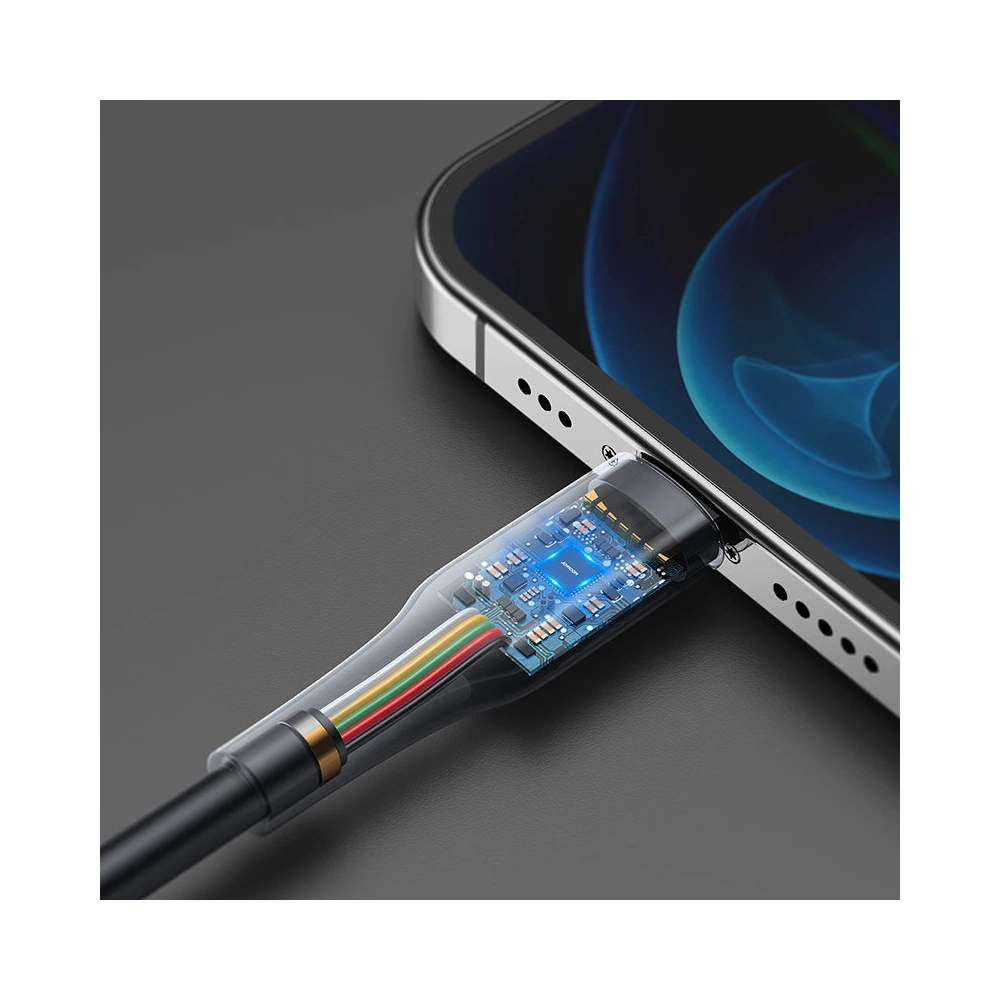 Hurtownia GSM - Kabel Joyroom USB-C/Lightning Power Delivery 20W 2,4A 0,25m černý (S-02524M3 Black) - JYR222 - {ean13} - Hurt