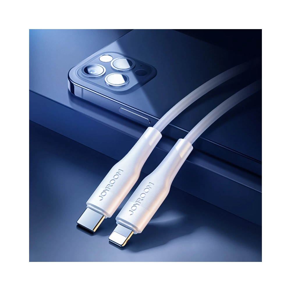 Hurtownia GSM - Kabel Joyroom USB-C/Lightning Power Delivery 20W 2,4A 0,25m bílý (S-02524M3 White) - JYR223 - {ean13} - Hurt