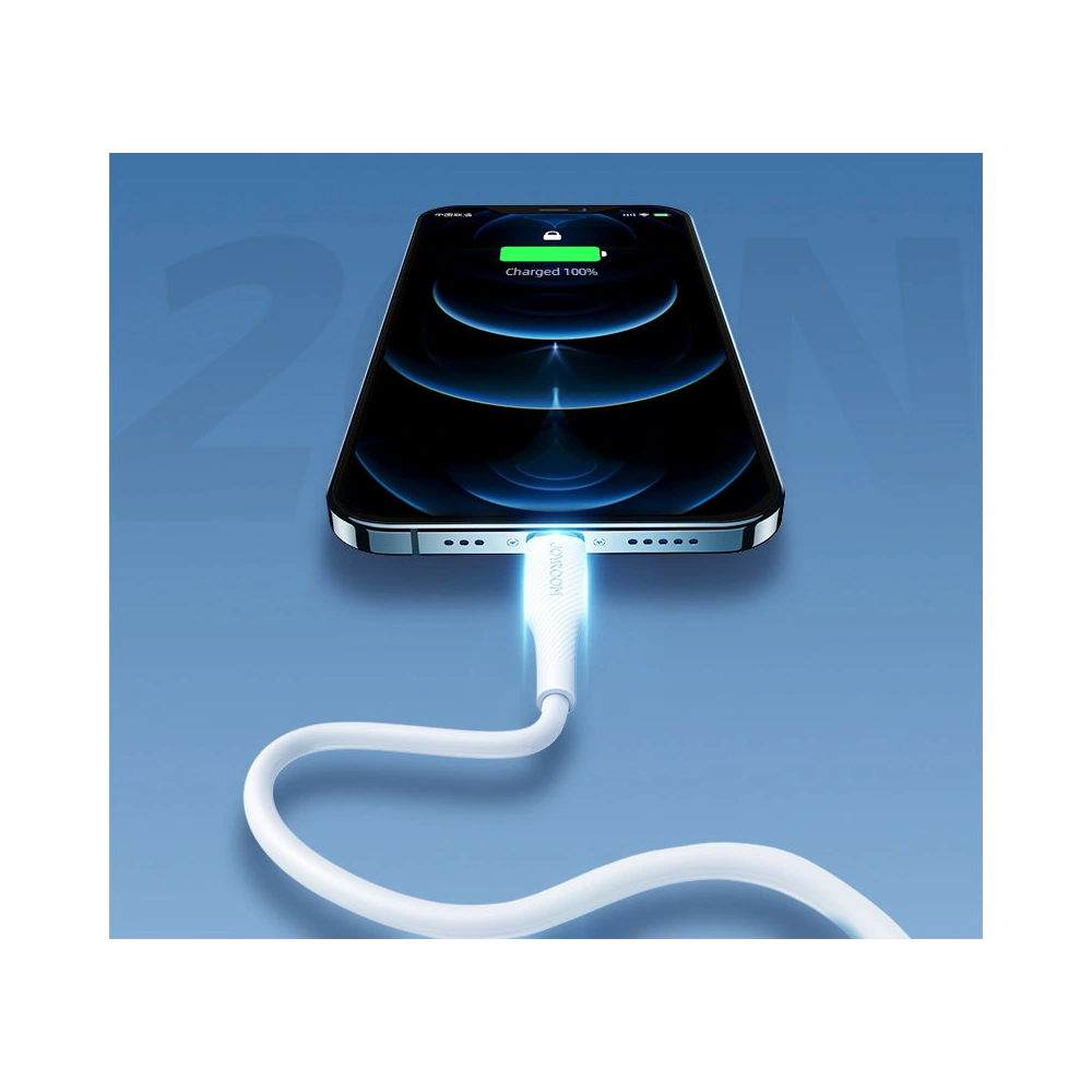 Hurtownia GSM - Kabel Joyroom USB-C/Lightning Power Delivery 20W 2,4A 0,25m bílý (S-02524M3 White) - JYR223 - {ean13} - Hurt