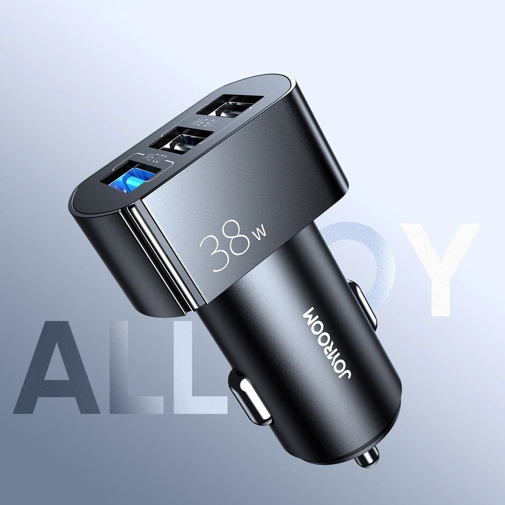 Hurtownia GSM - Autós töltő Joyroom QC 3.0 4,5A 38W 3x USB fekete (C-A19 fekete) - JYR226 - {ean13} - Hurt