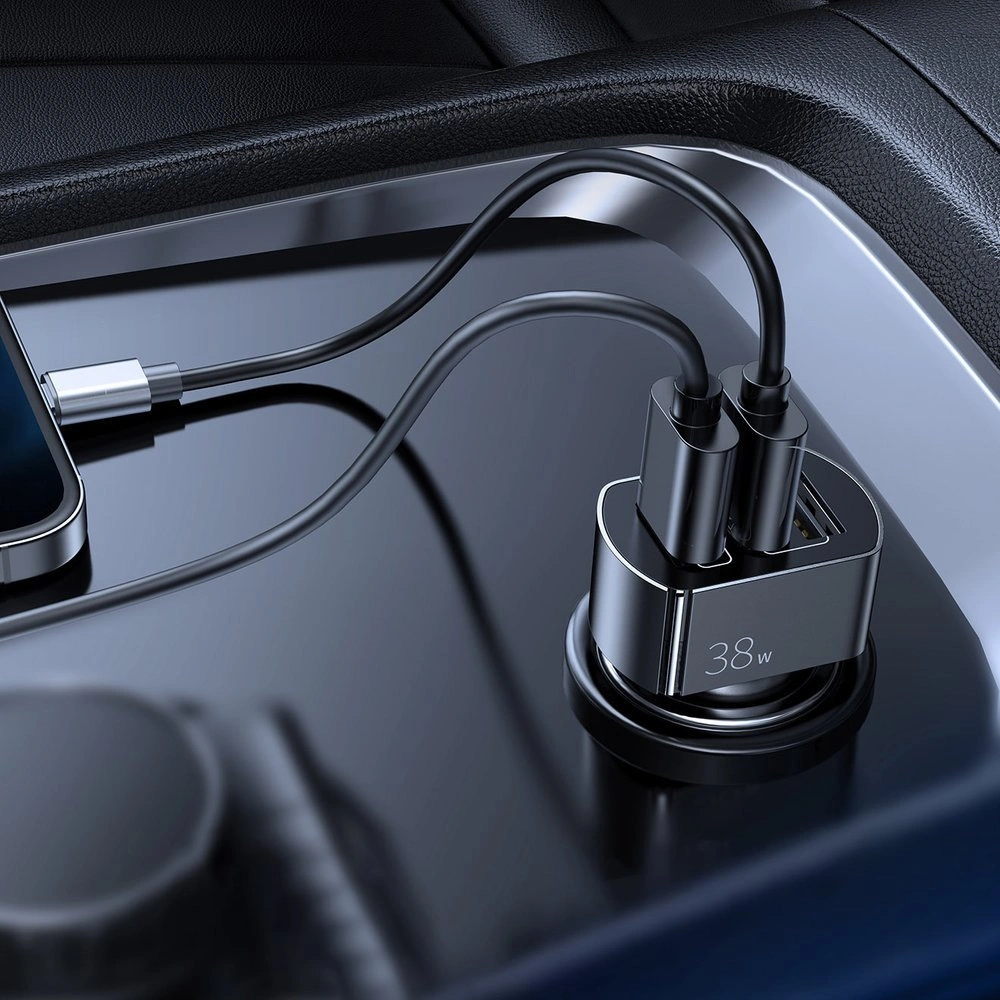 Hurtownia GSM - Autós töltő Joyroom QC 3.0 4,5A 38W 3x USB fekete (C-A19 fekete) - JYR226 - {ean13} - Hurt