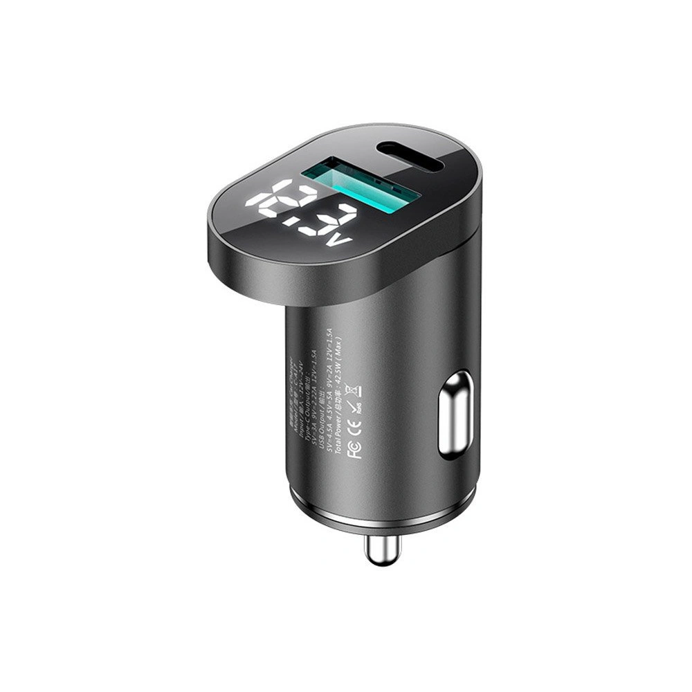 Hurtownia GSM - Autós töltő Joyroom C-A17 USB/USB-C 42,5W Gyors Töltés, Power Delivery, AFC, SCP ezüst - JYR227 - {ean13} - Hurt