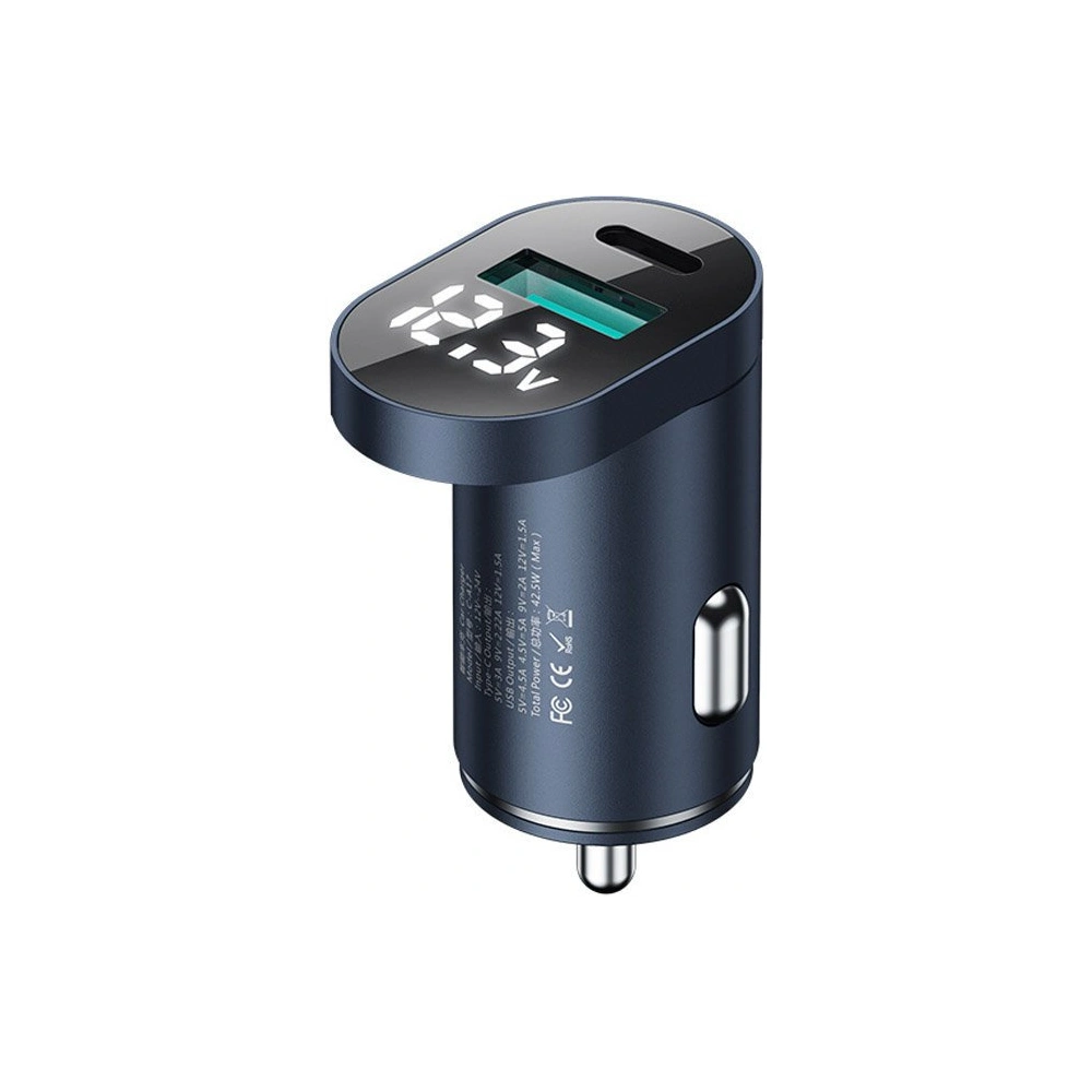 Hurtownia GSM - Autós töltő Joyroom C-A17 USB/USB-C 42,5W Gyors töltés, Power Delivery, AFC, SCP kék - JYR228 - {ean13} - Hurt