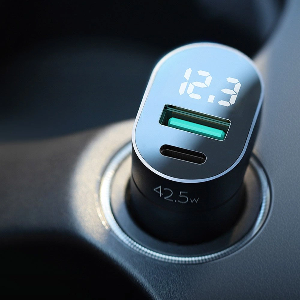 Hurtownia GSM - Încărcător auto Joyroom C-A17 USB/USB-C 42,5W Quick Charge, Power Delivery, AFC, SCP albastru - JYR228 - {ean13} - Hurt