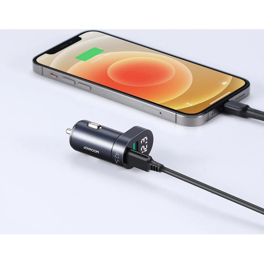 Hurtownia GSM - Autós töltő Joyroom C-A17 USB/USB-C 42,5W Gyors töltés, Power Delivery, AFC, SCP kék - JYR228 - {ean13} - Hurt