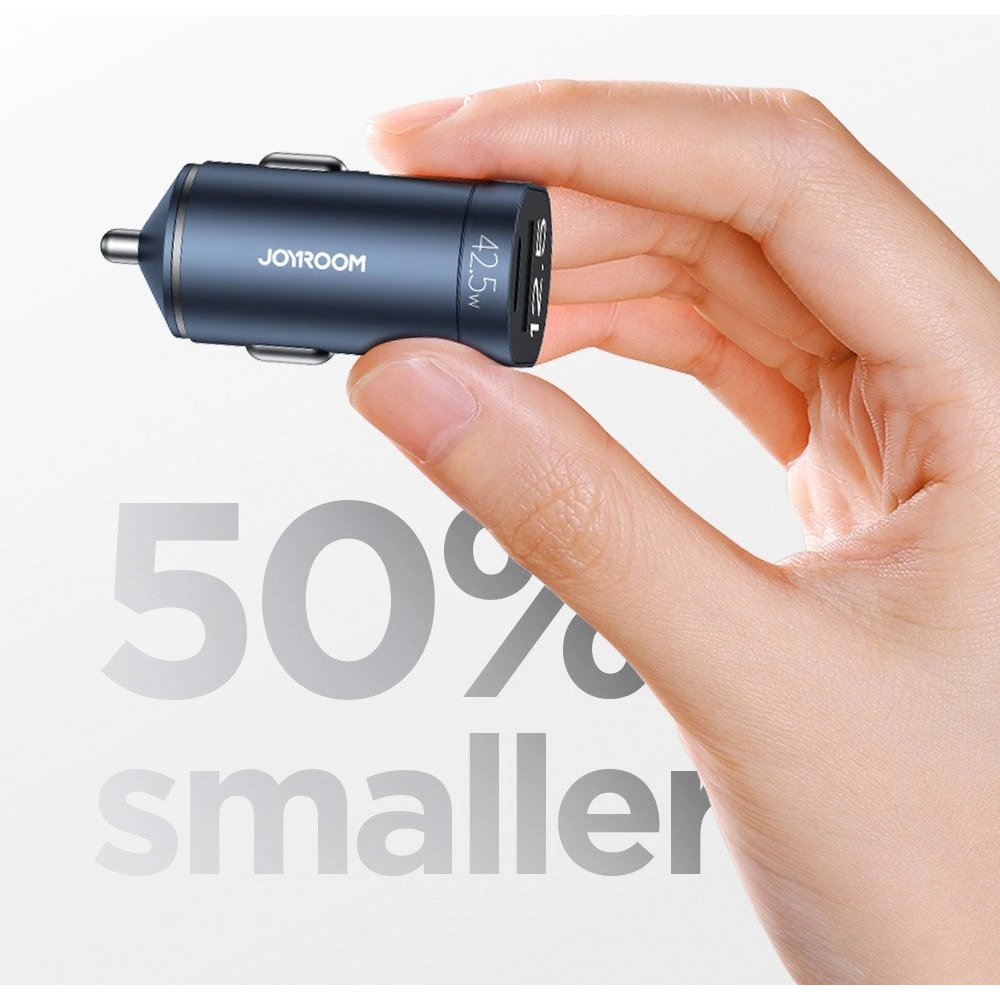 Hurtownia GSM - Autós töltő Joyroom C-A17 USB/USB-C 42,5W Gyors töltés, Power Delivery, AFC, SCP kék - JYR228 - {ean13} - Hurt