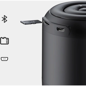 Wholesale Joyroom 5W wireless Bluetooth speaker black (JR-ML01) - JYR229 - {ean13} - Hurt