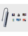 Hurtownia GSM - HUB Joyroom 7v1 USB-C 100W/HDMI 4K 30 Hz/RJ-45/čtečka karet SD a microSD/2x USB 3.0 (S-H111) - JYR239 - {ean13} - Hurt