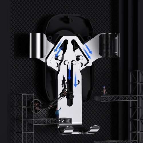 Uchwyt samochodowy Joyroom Guangying Series na deskę rozdzielczą czarny (JR-ZS198)