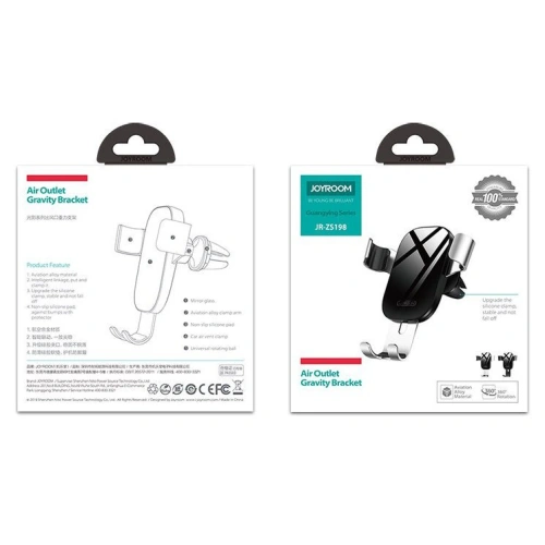 Uchwyt samochodowy Joyroom Guangying Series na deskę rozdzielczą srebrny (JR-ZS198)