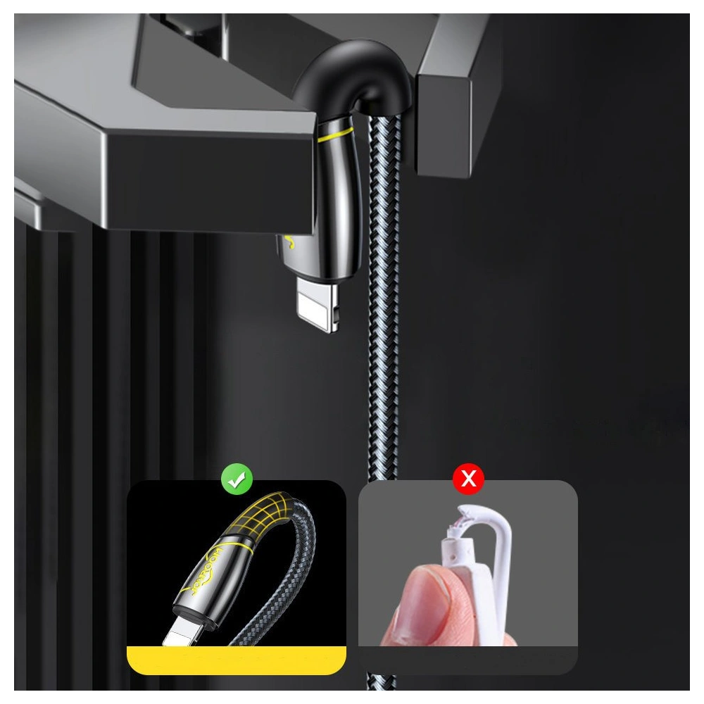Hurtownia GSM - Cablul Joyroom Mermaid Series USB/Lightning 2,4A 1,2m negru (S-1230K6) - JYR246 - {ean13} - Hurt