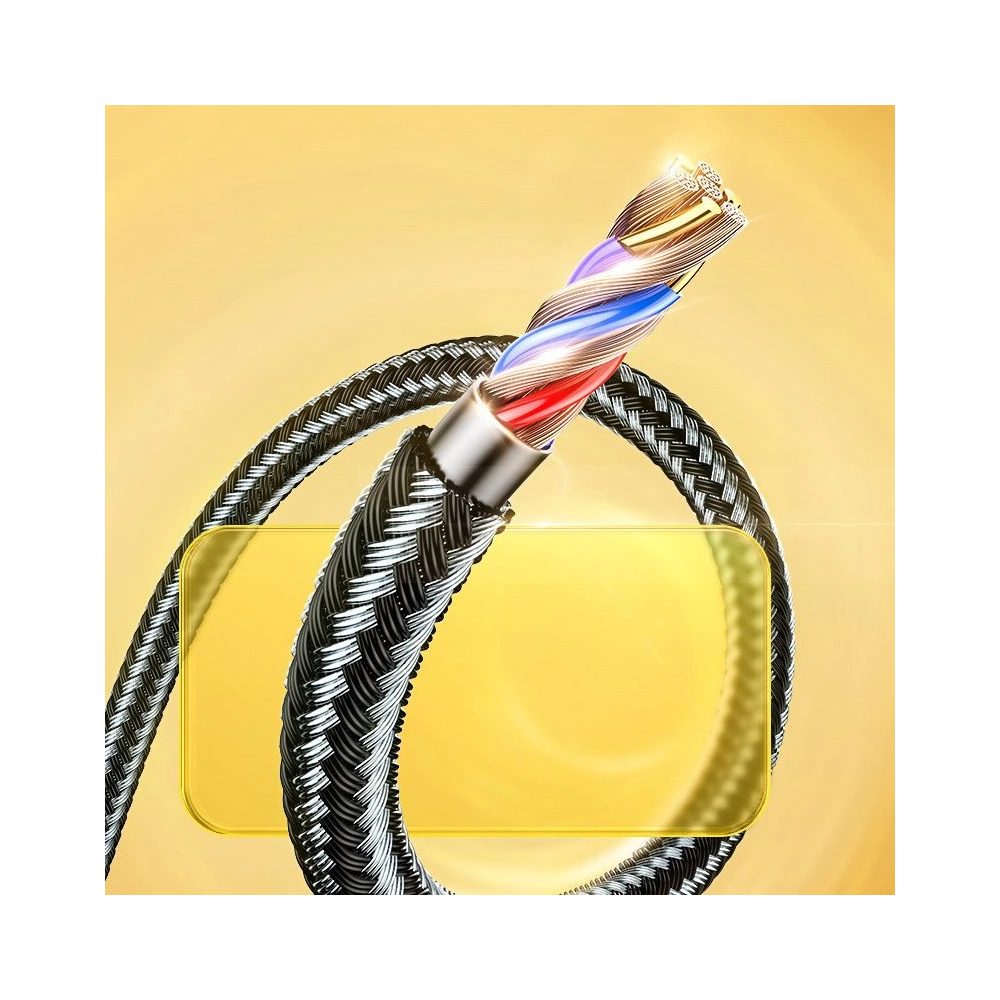 Hurtownia GSM - Kabel Joyroom Mermaid Series USB/Lightning 2,4A 2m schwarz (S-2030K6) - JYR247 - {ean13} - Hurt