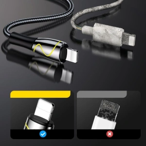 Hurtownia GSM - Kabel Joyroom Mermaid Series USB/Lightning 2,4A 2m czarny (S-2030K6) - JYR247 - {ean13} - Hurt