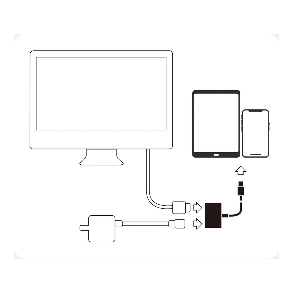 Hurtownia GSM - Adapter Joyroom Lightning (männlich)/HDMI (weiblich) + Lightning (weiblich) FullHD 1080p 60Hz weiß (S-H141 weiß) - JYR250 - {ean13} - Hurt