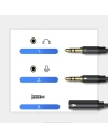 Wholesale Joyroom AUX splitter cable 3.5 mm mini jack (female) - 2x 3.5 mm mini jack (male - microphone and headphones) 0.2 m black (SY-A05) - JYR252 - {ean13} - Hurt