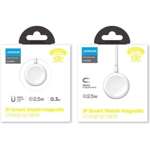 Ładowarka bezprzewodowa Joyroom Qi 2,5W do Apple Watch 0,3m biały (S-IW003S white)