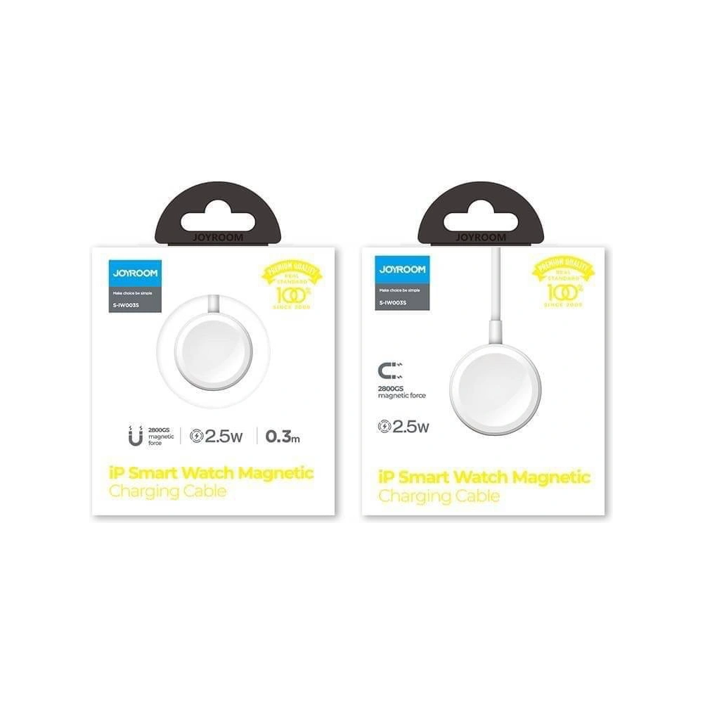 Hurtownia GSM - Încărcător wireless Joyroom Qi 2,5W pentru Apple Watch 0,3m alb (S-IW003S white) - JYR253 - {ean13} - Hurt
