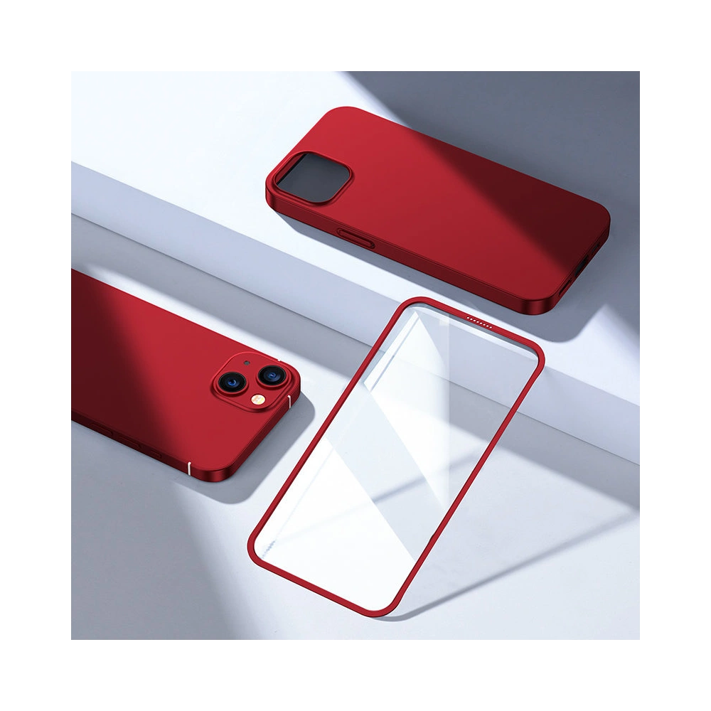 Wholesale Joyroom 360 Full Case + tempered glass Apple iPhone 13 (JR-BP927 red) - JYR273 - {ean13} - Hurt