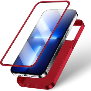 Hurtownia GSM - Etui Joyroom 360 Full Case + sticlă Apple iPhone 13 Pro Max roșu (JR-BP928 red) - JYR277 - {ean13} - Hurt