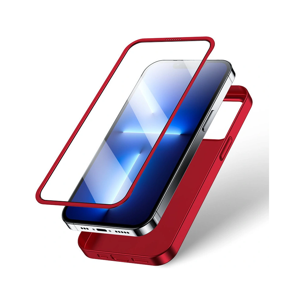 Hurtownia GSM - Etui Joyroom 360 Full Case + szkło Apple iPhone 13 Pro Max czerwony (JR-BP928 red) - JYR277 - {ean13} - Hurt