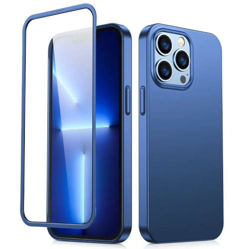 Etui Joyroom 360 Full Case + szkło Apple iPhone 13 Pro Max niebieski (JR-BP928 blue)