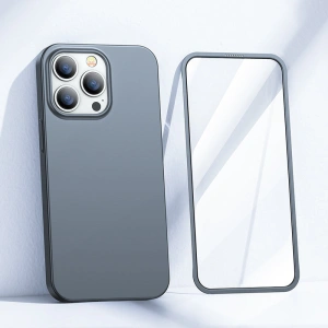 Hurtownia GSM - Etui Joyroom 360 Full Case + sticlă Apple iPhone 13 Pro Max gri (JR-BP928 tarnish) - JYR279 - {ean13} - Hurt