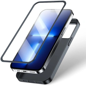 Etui Joyroom 360 Full Case + szkło Apple iPhone 13 Pro czarny (JR-BP935 black)