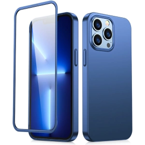 Etui Joyroom 360 Full Case + szkło Apple iPhone 13 Pro niebieski (JR-BP935 blue)
