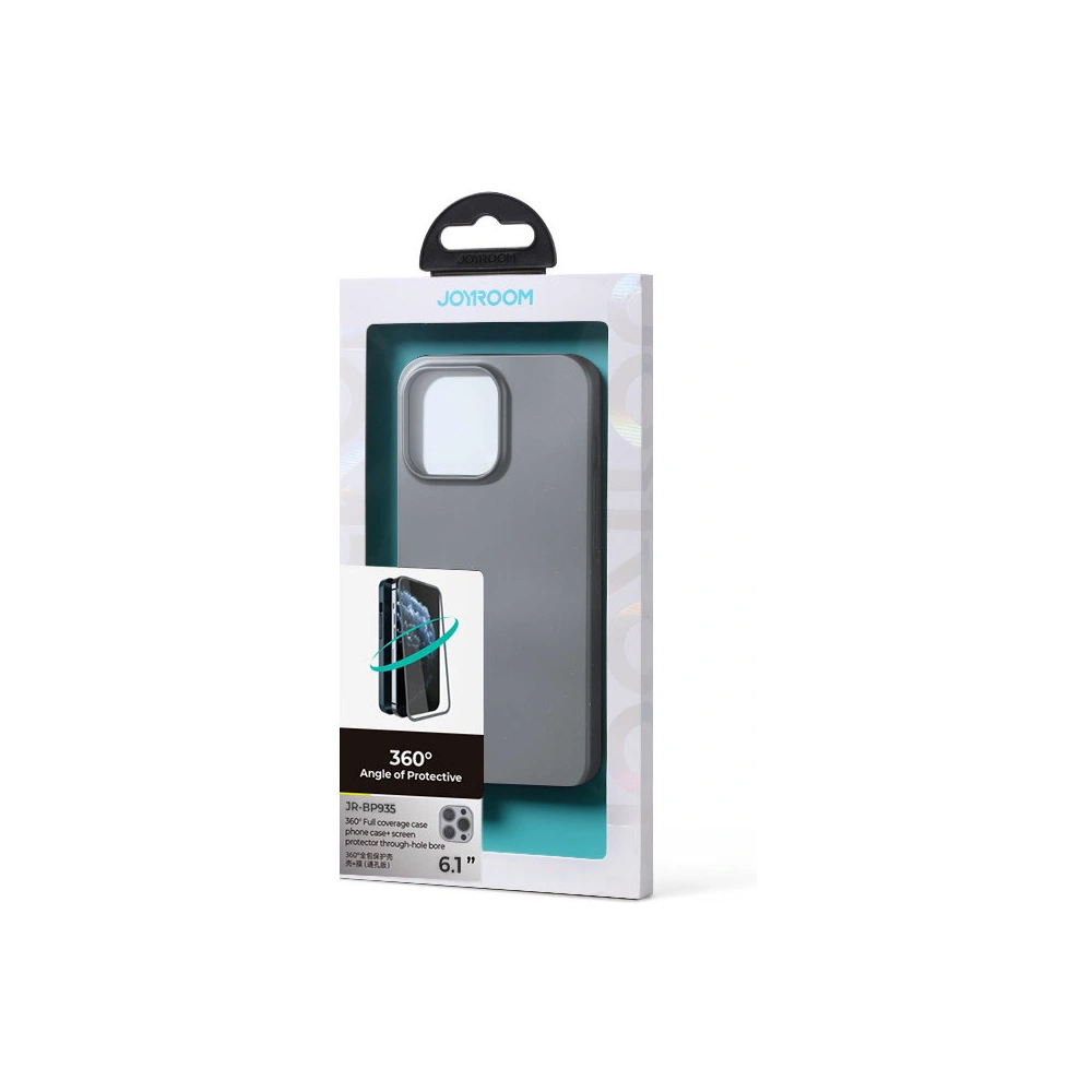 Hurtownia GSM - Etui Joyroom 360 Full Case + sticlă Apple iPhone 13 Pro gri (JR-BP935 tranish) - JYR283 - {ean13} - Hurt