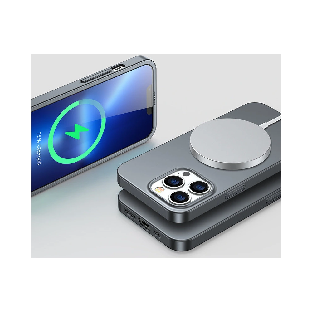 Hurtownia GSM - Etui Joyroom 360 Full Case + sticlă Apple iPhone 13 Pro gri (JR-BP935 tranish) - JYR283 - {ean13} - Hurt