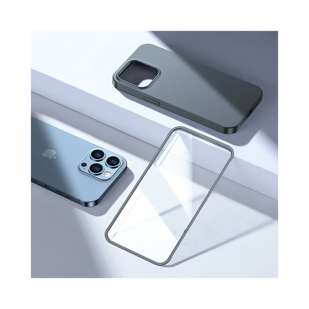 Hurtownia GSM - Etui Joyroom 360 Full Case + sticlă Apple iPhone 13 Pro gri (JR-BP935 tranish) - JYR283 - {ean13} - Hurt
