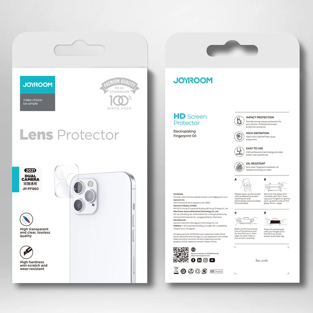 Hurtownia GSM - Sticlă pentru aparat Joyroom Mirror Lens Protector Apple iPhone 13/13 mini (JR-PF860) - JYR284 - {ean13} - Hurt
